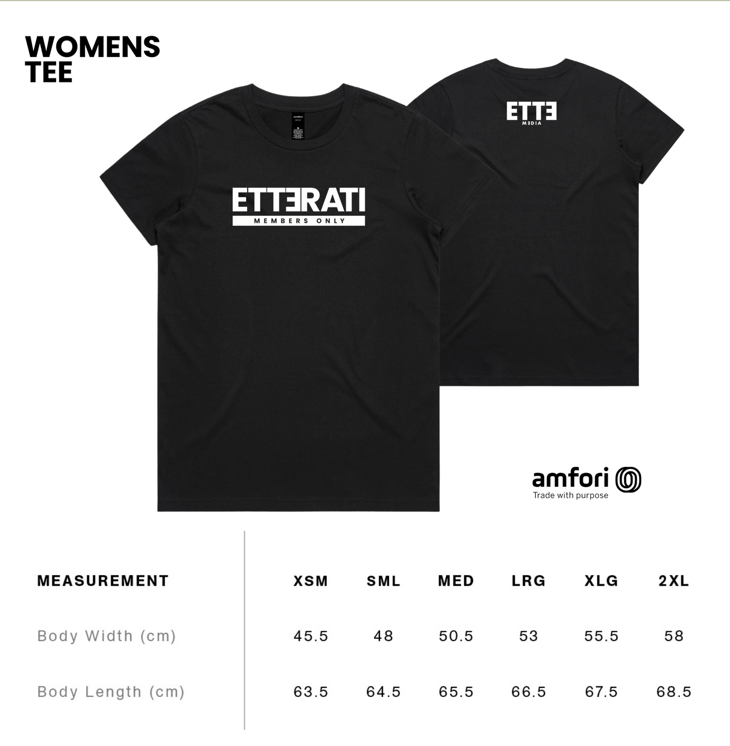 ETTERATI - MEMBERS ONLY - Women's Tee