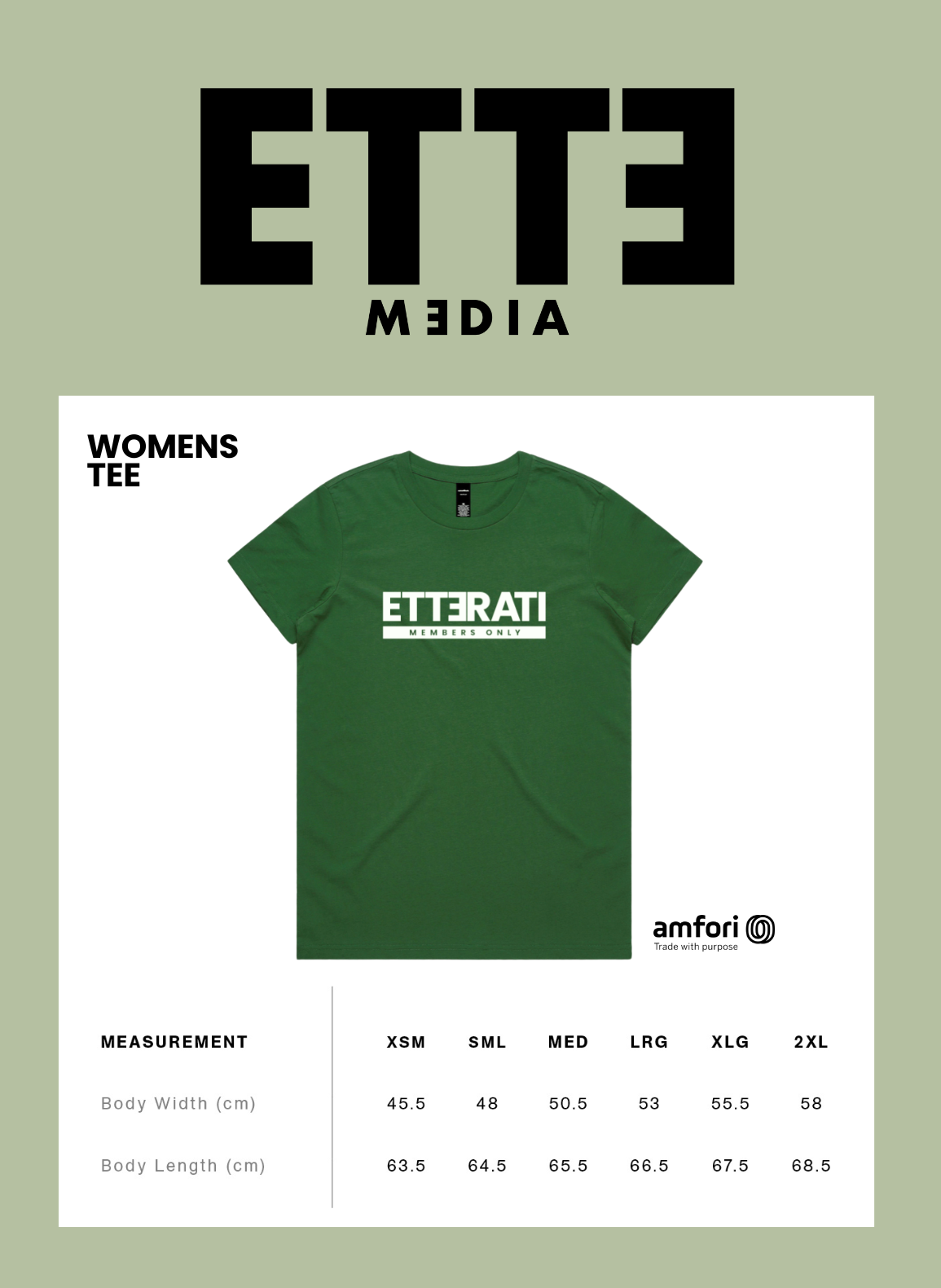 ETTERATI - MEMBERS ONLY - Women's Tee